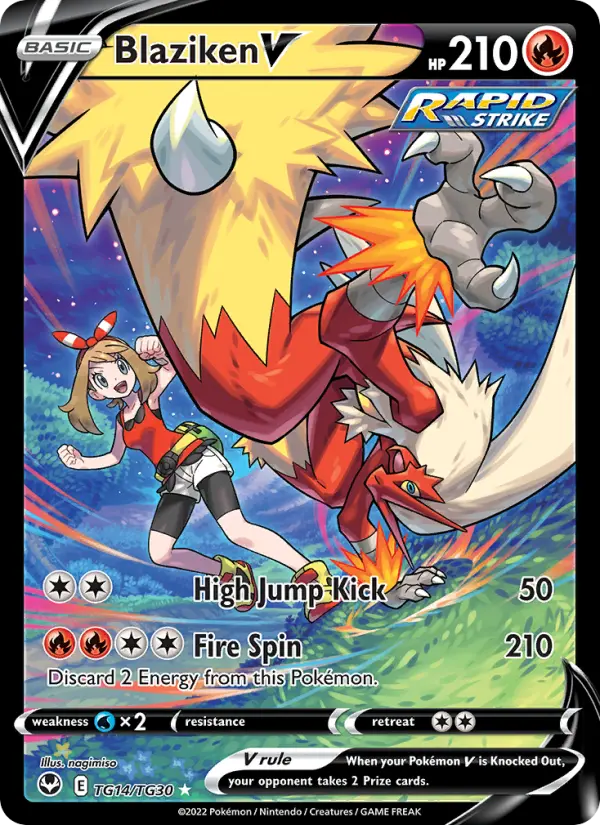 Blaziken V — Silver Tempest #TG14