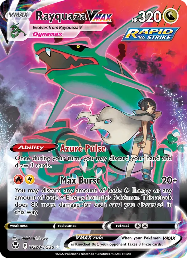 Rayquaza VMAX — Silver Tempest #TG20