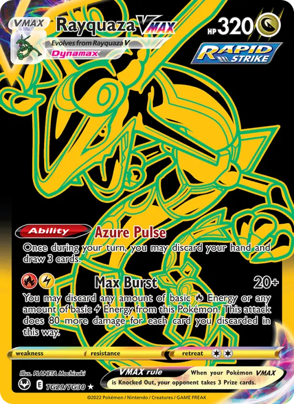 Rayquaza VMAX — Silver Tempest #TG29