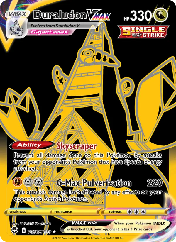 Duraludon VMAX — Silver Tempest #TG30
