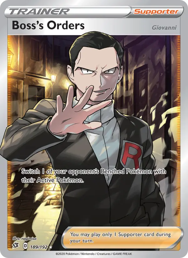 Boss's Orders (Giovanni) — Rebel Clash #189
