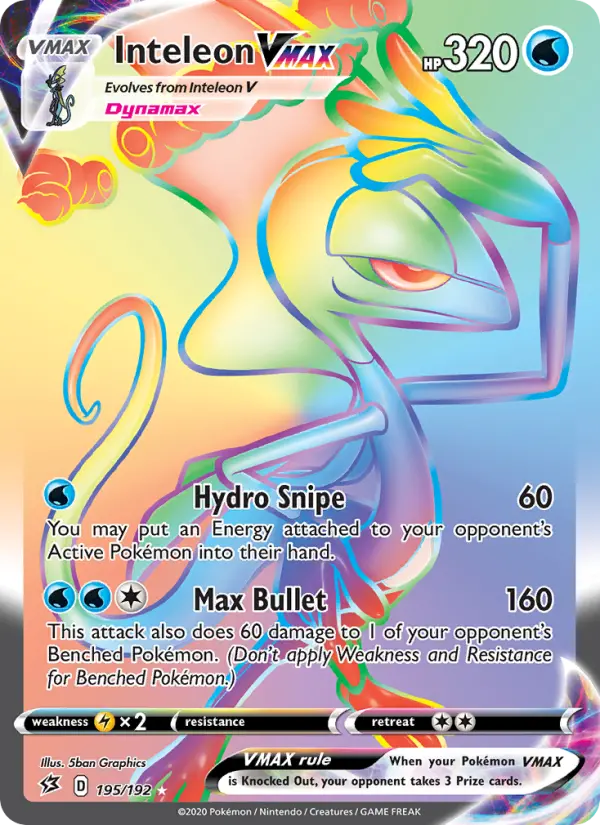 Inteleon VMAX — Rebel Clash #195