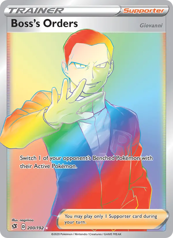 Boss's Orders (Giovanni) — Rebel Clash #200