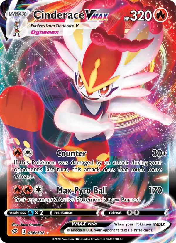 Cinderace VMAX — Rebel Clash #36