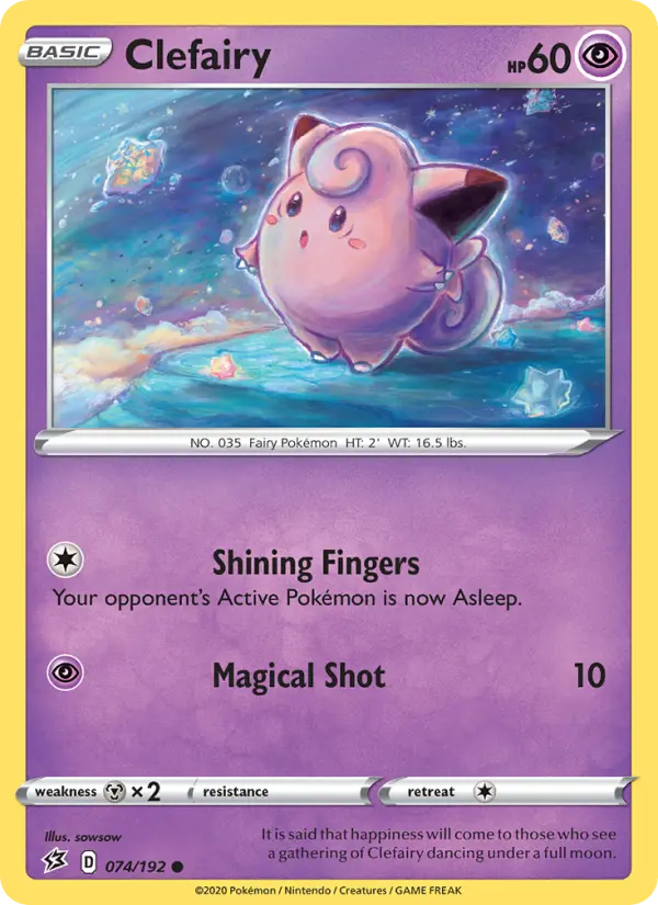 Clefairy — Rebel Clash #74