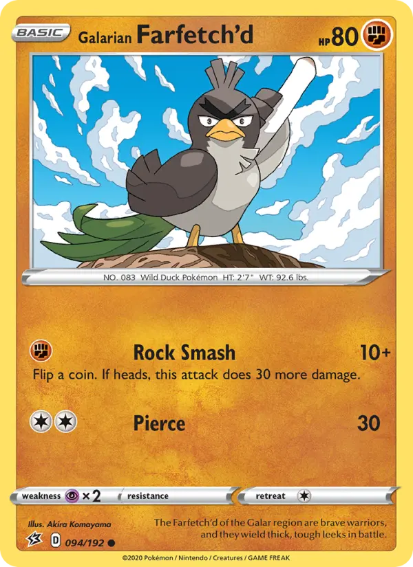 Galarian Farfetch'd — Rebel Clash #94