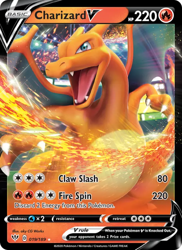 Charizard V — Darkness Ablaze #19