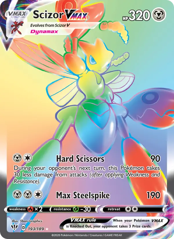 Scizor VMAX — Darkness Ablaze #193