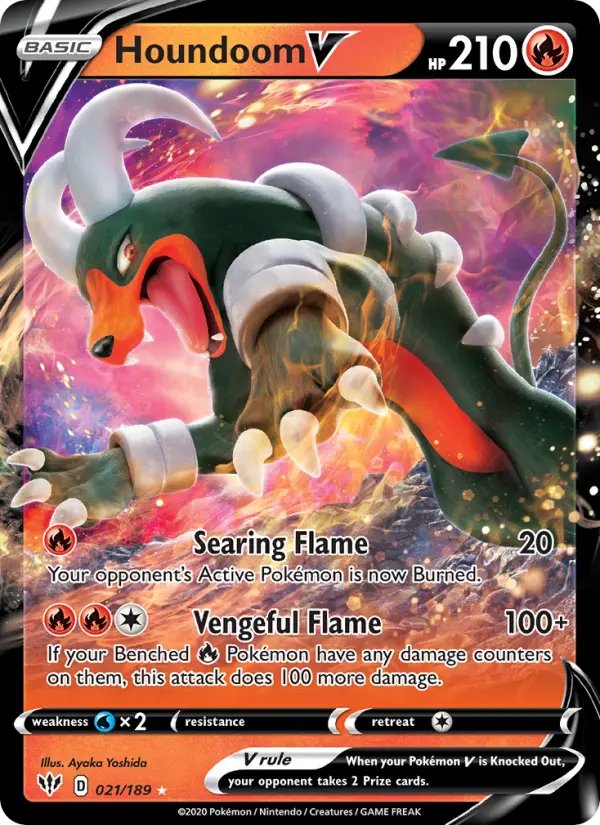 Houndoom V — Darkness Ablaze #21