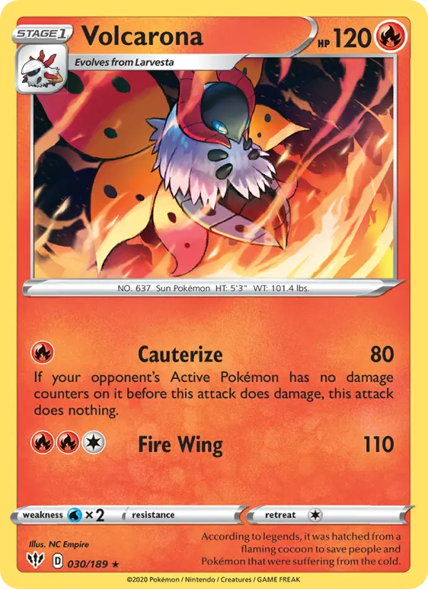 Volcarona — Darkness Ablaze #30