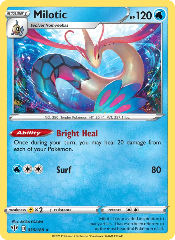 Milotic — Darkness Ablaze #39