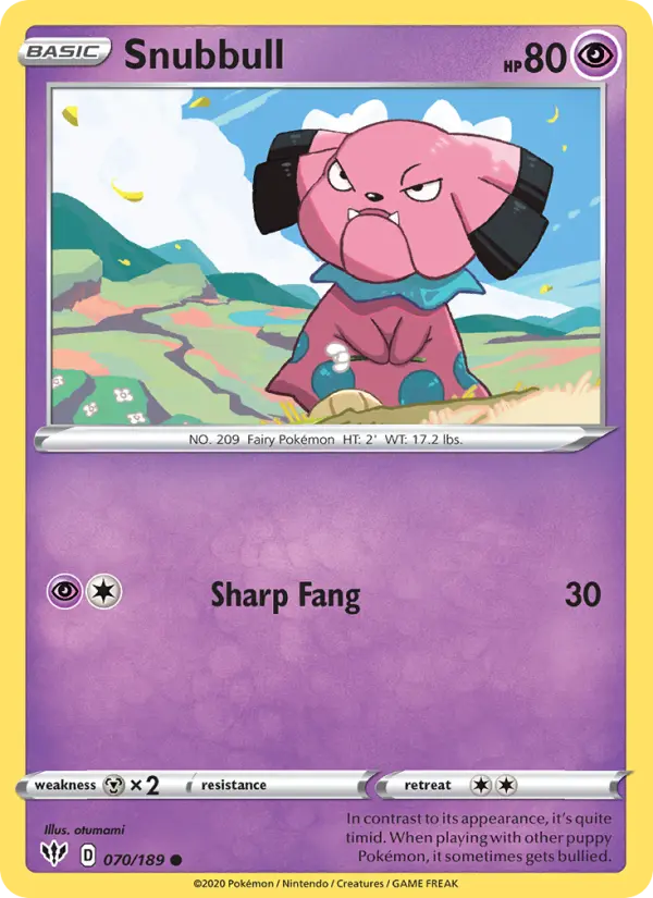 Snubbull — Darkness Ablaze #70