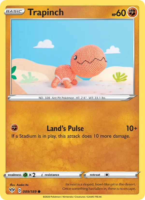 Trapinch — Darkness Ablaze #89