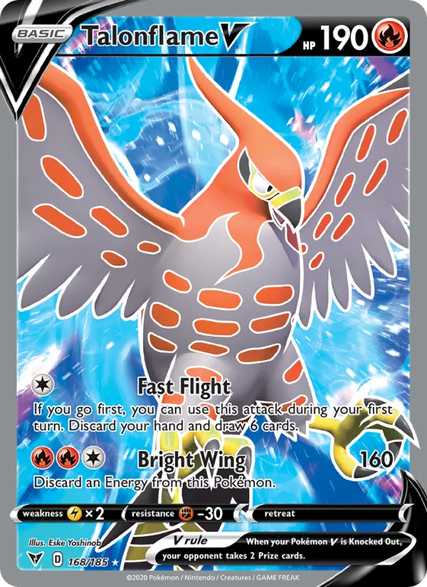Talonflame V — Vivid Voltage #168