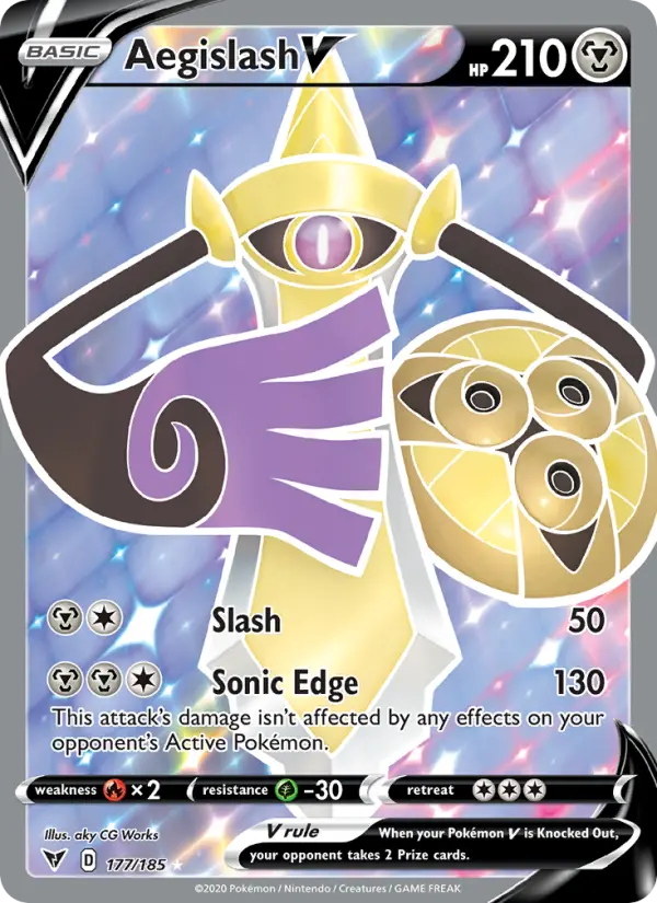 Aegislash V — Vivid Voltage #177