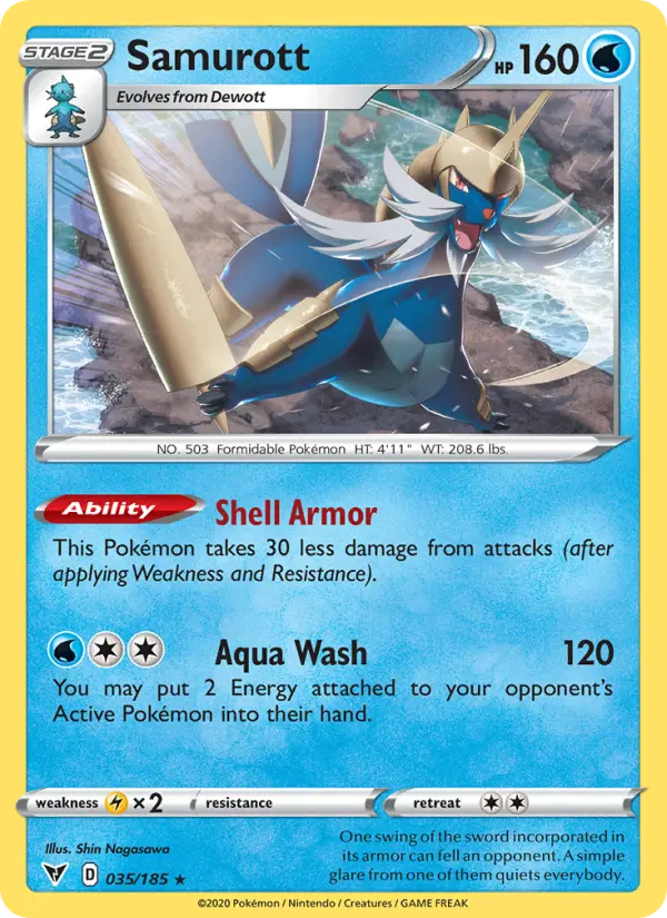 Samurott — Vivid Voltage #35