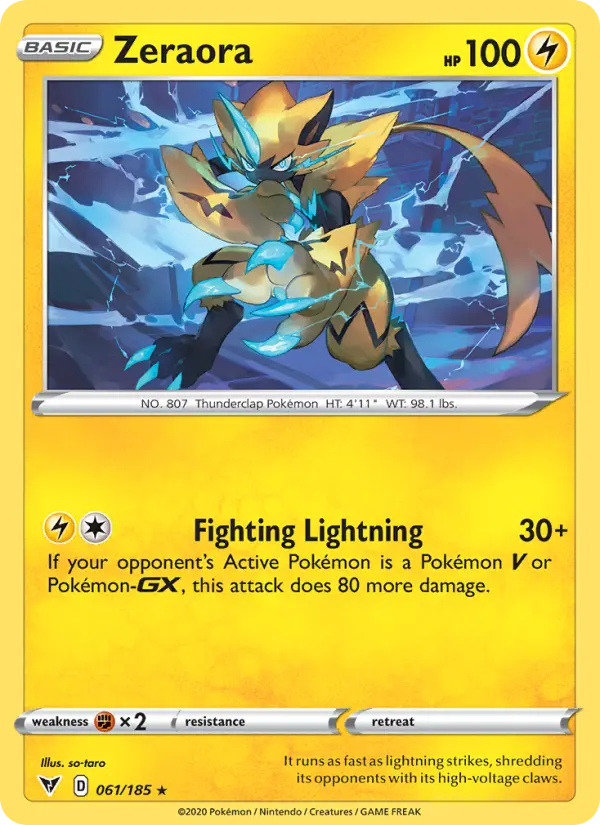 Zeraora — Vivid Voltage #61