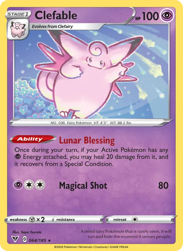 Clefable — Vivid Voltage #64