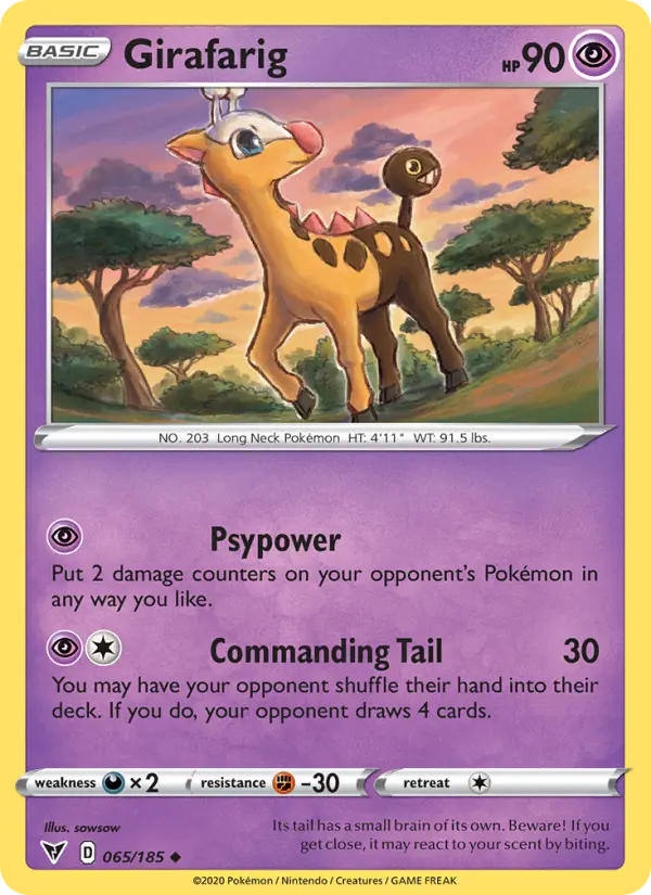 Girafarig — Vivid Voltage #65