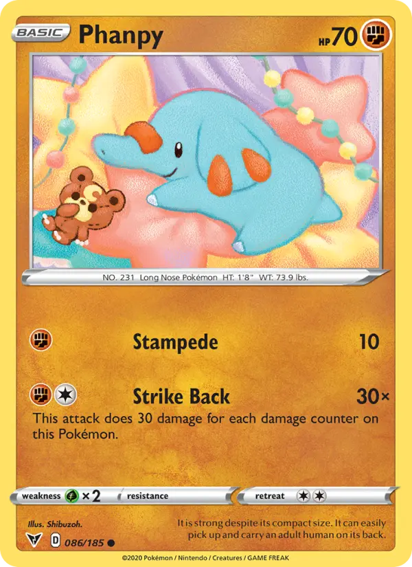 Phanpy — Vivid Voltage #86