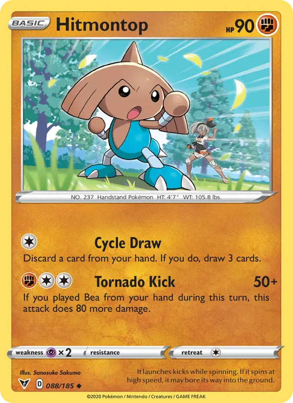 Hitmontop — Vivid Voltage #88