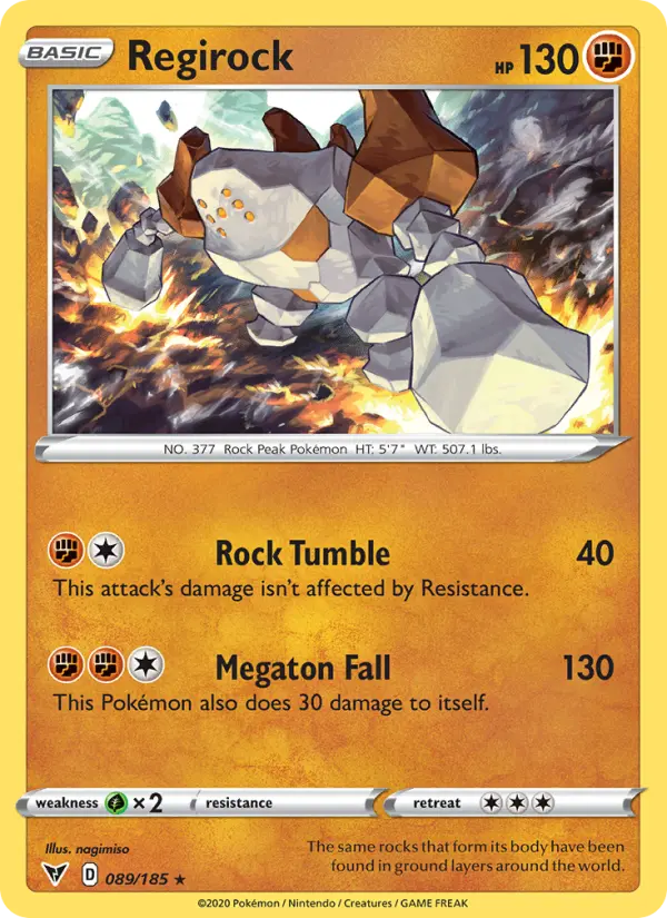 Regirock — Vivid Voltage #89