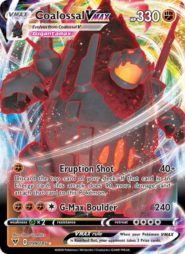 Coalossal VMAX — Vivid Voltage #99