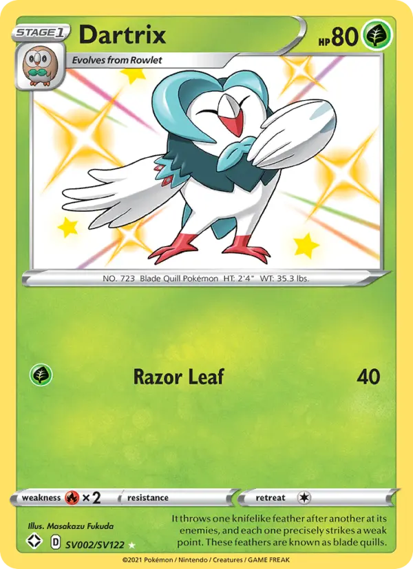 Dartrix — Shining Fates #SV002