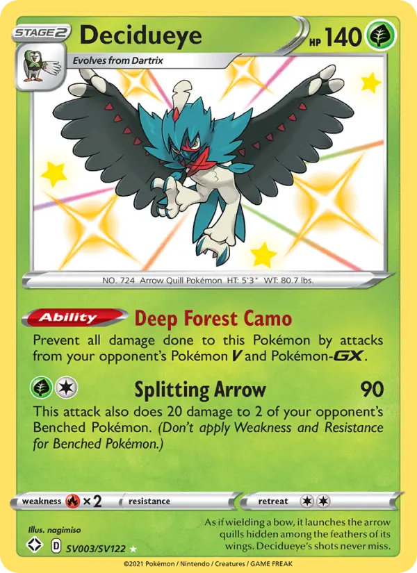 Decidueye — Shining Fates #SV003