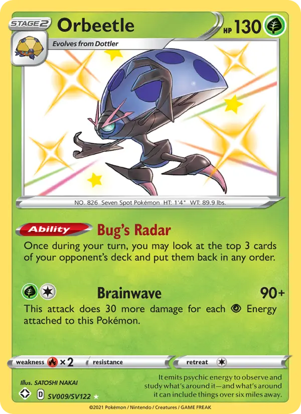 Orbeetle — Shining Fates #SV009