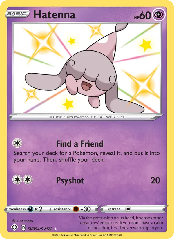 Hatenna — Shining Fates #SV054