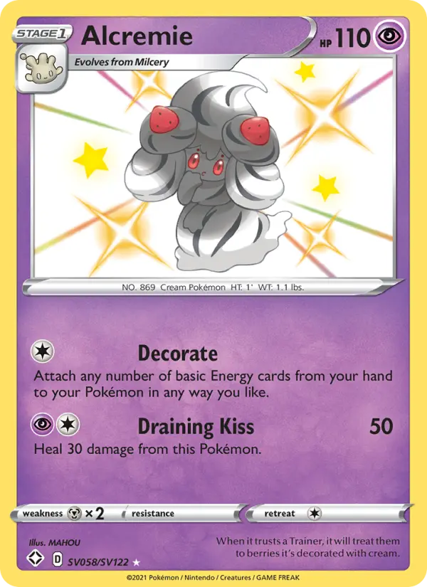 Alcremie — Shining Fates #SV058