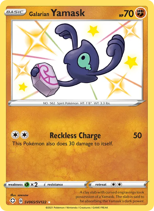 Galarian Yamask — Shining Fates #SV065