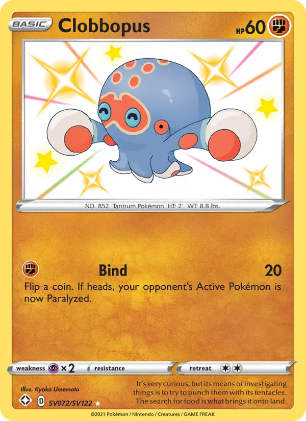 Clobbopus — Shining Fates #SV072
