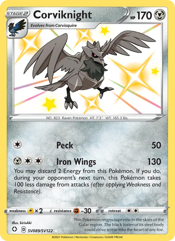 Corviknight — Shining Fates #SV089