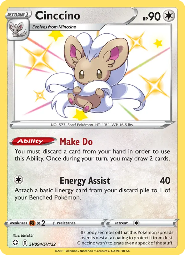 Cinccino — Shining Fates #SV094