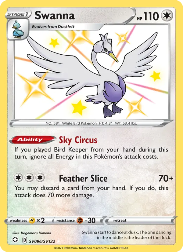 Swanna — Shining Fates #SV096