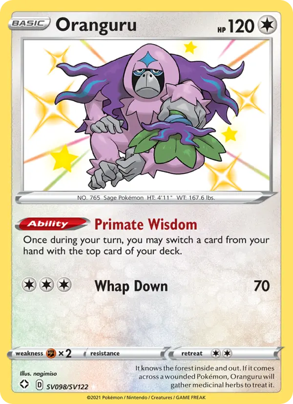 Oranguru — Shining Fates #SV098