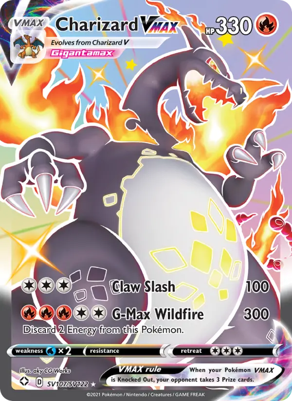 Charizard VMAX — Shining Fates #SV107