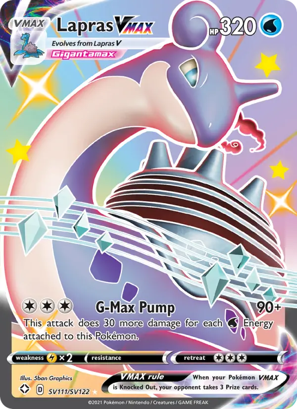 Lapras VMAX — Shining Fates #SV111
