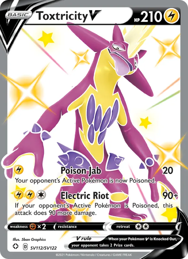 Toxtricity V — Shining Fates #SV112