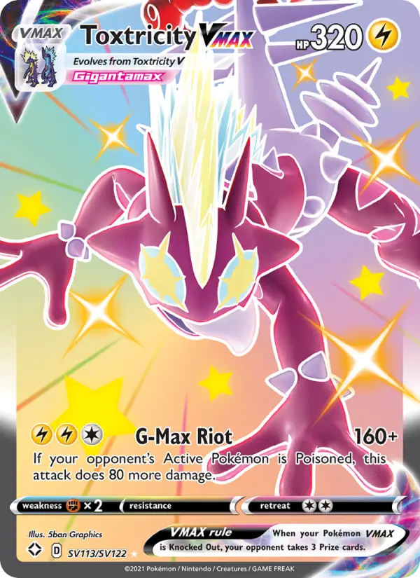 Toxtricity VMAX — Shining Fates #SV113