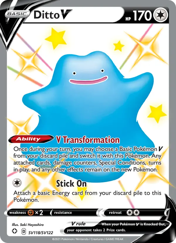 Ditto V — Shining Fates #SV118