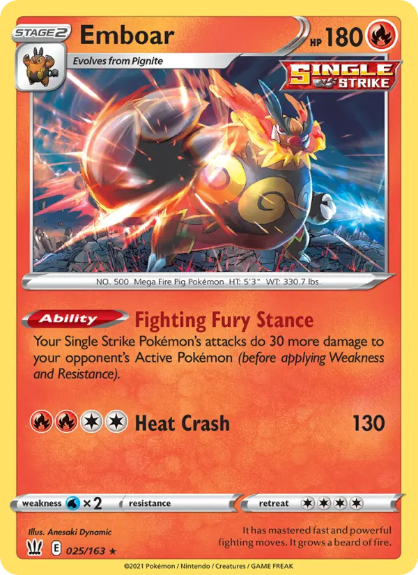 Emboar — Battle Styles #25
