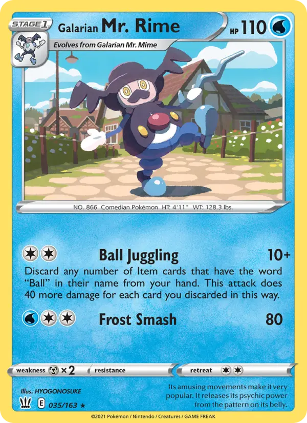 Galarian Mr. Rime — Battle Styles #35