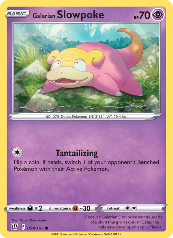 Galarian Slowpoke — Battle Styles #54