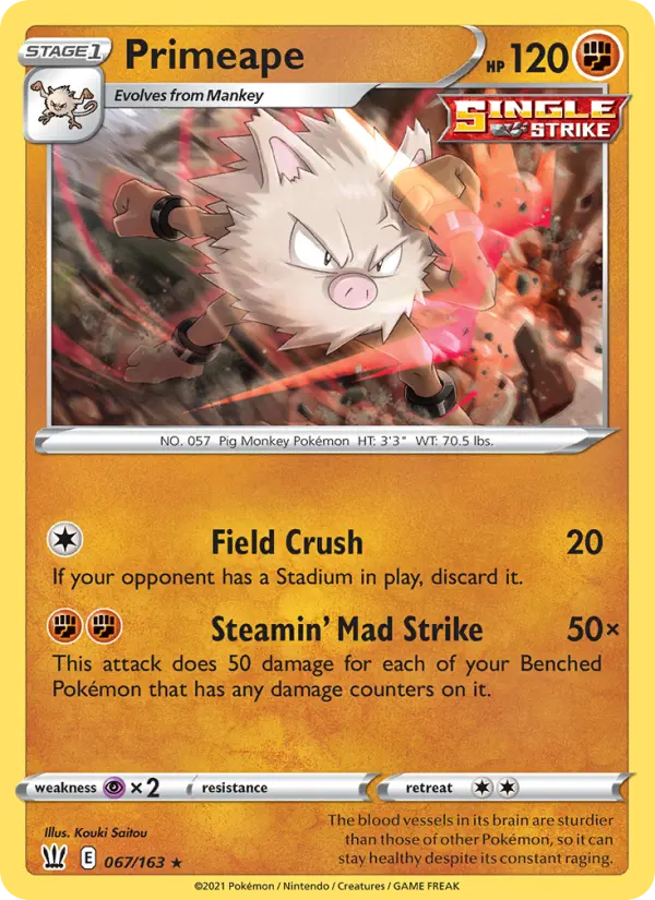 Primeape — Battle Styles #67