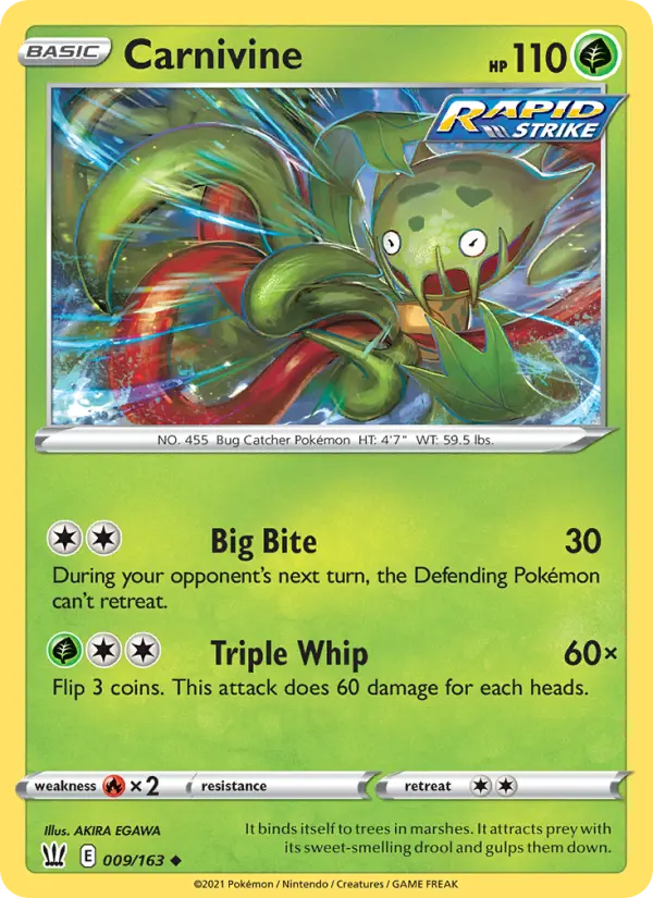 Carnivine — Battle Styles #9