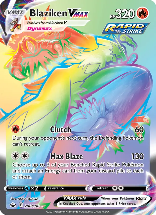 Blaziken VMAX — Chilling Reign #200