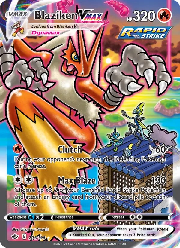 Blaziken VMAX — Chilling Reign #201